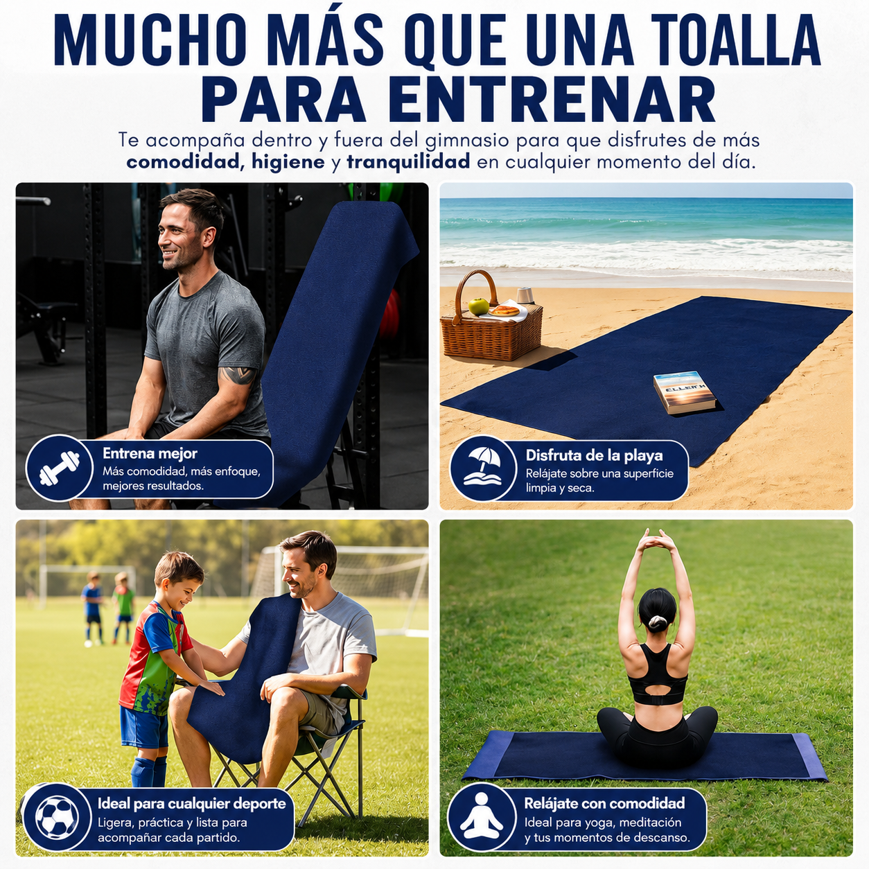 GripTowel toalla premium para el día a día